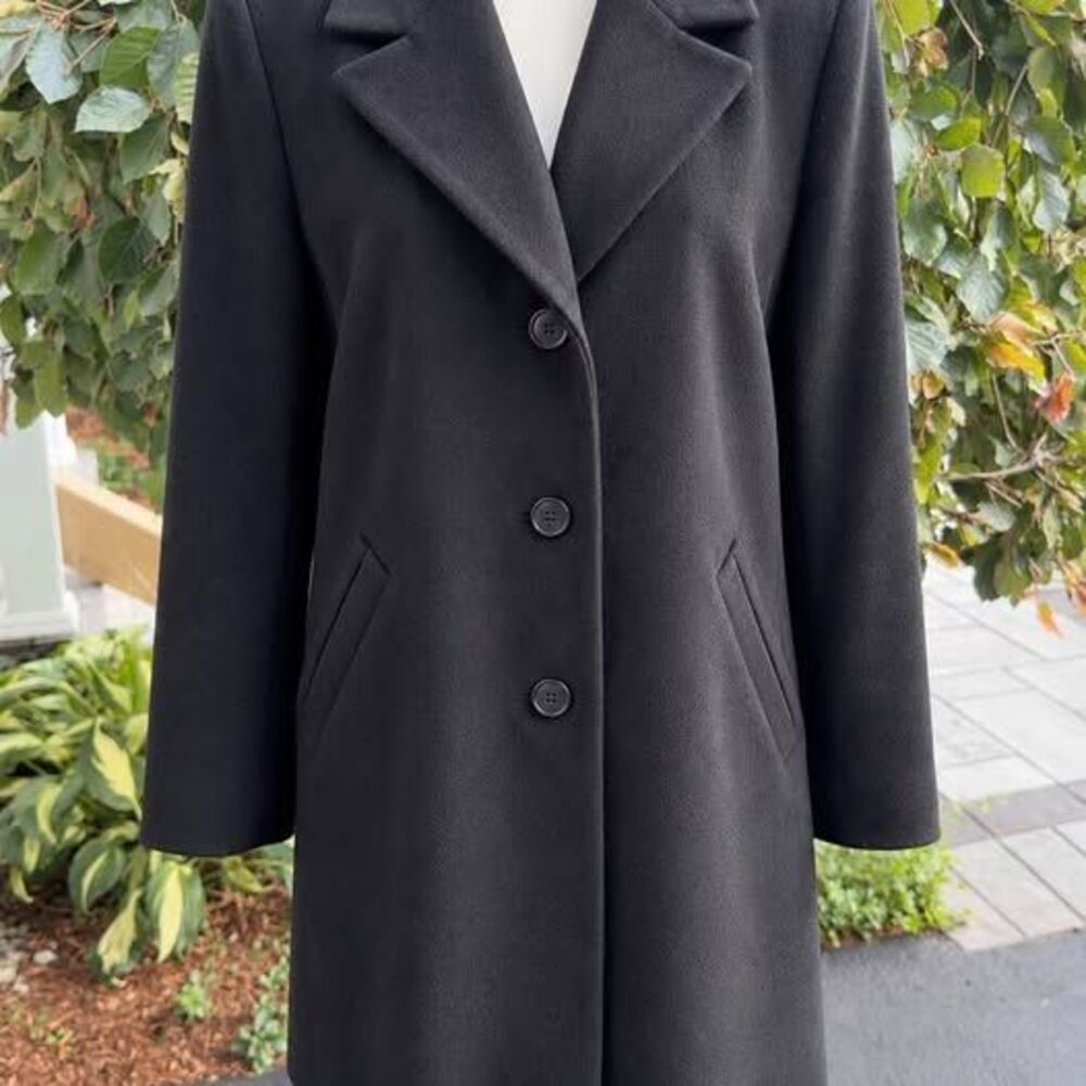 JNY New York 100% Wool Black Coat – Approx. Small/Medium